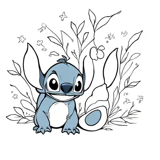 stitch and lilo and stitch, stitch and lilo, stitch and lilo, stitch and lilo, tattoo design idea