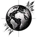 world is a contradiction and the universe is a paradox tattoo design idea