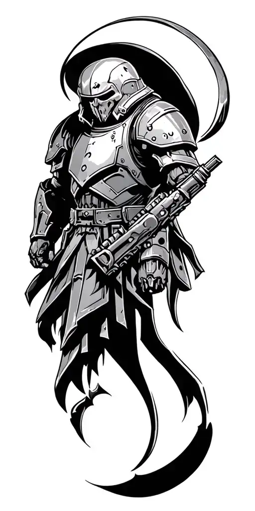 Warhammer 40k tattoo design idea