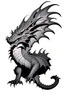 Smaug tattoo design idea