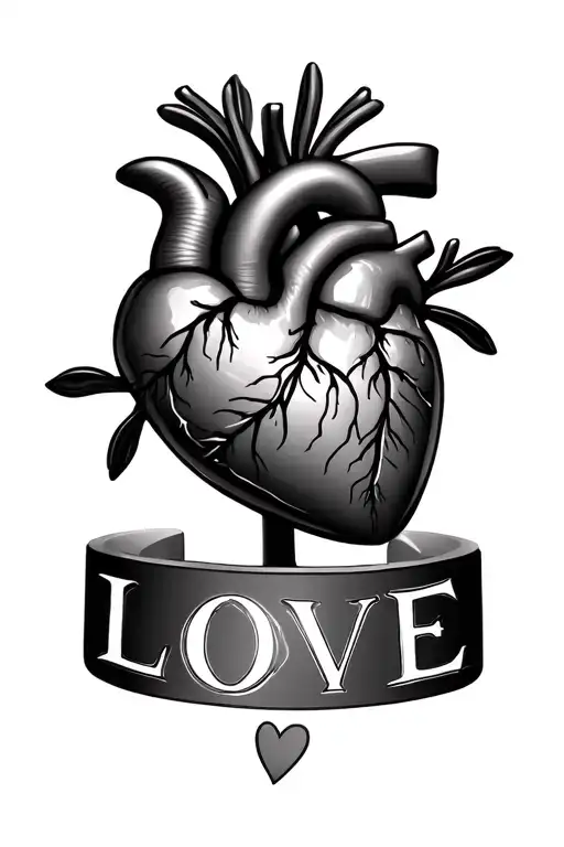 of the heart in 3D with written 11/10/197829/01/197211/07/202015/12/202122/04/201904/06/200726/02/2004 and written love tattoo design idea