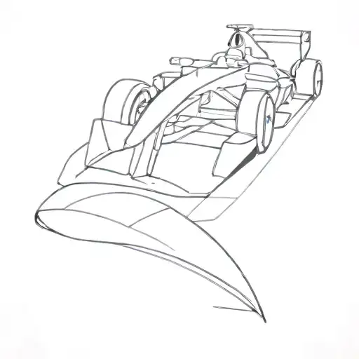 formula 1 tattoo design idea