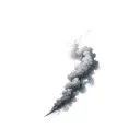 Filler Clouds and Smoke tattoo design idea