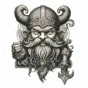 dwarf kidney tattoo design idea