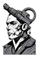 geometric machinist tattoo design tattoo design idea