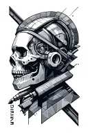 geometric machinist tattoo design tattoo design idea