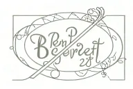 The name Berrett with the date 3.6.21 under it, some crosses, and the verse Peter 5:7 above tattoo design idea