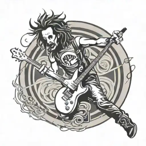 Pearl Jam Stickman tattoo design idea