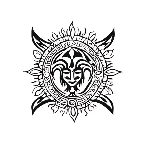 Brahma Vishnu Mahesh Symbol tattoo design idea