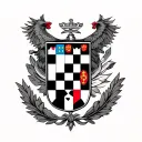 Croatia tattoo design idea