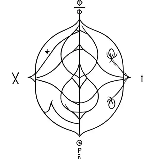 capricorn, aries, scorpio, pisces symbol combined tattoo design idea