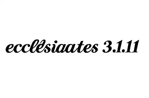 "ecclesiastes 3:11" tattoo design idea