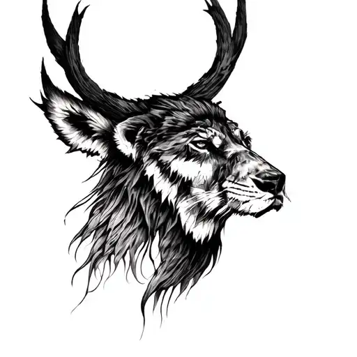 tengri tattoo design idea