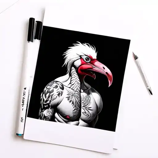 doflamingo one piece tattoo design idea