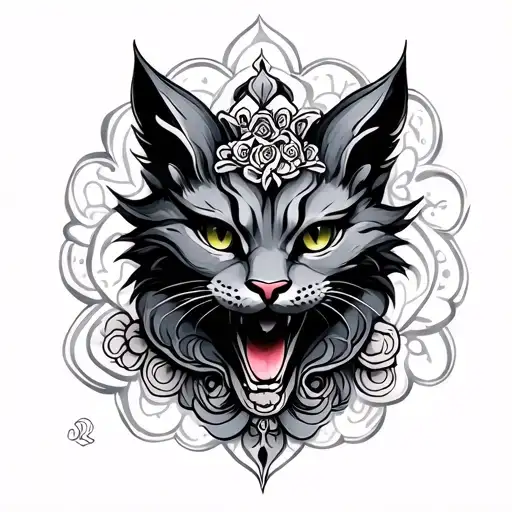Cheshire tattoo design idea