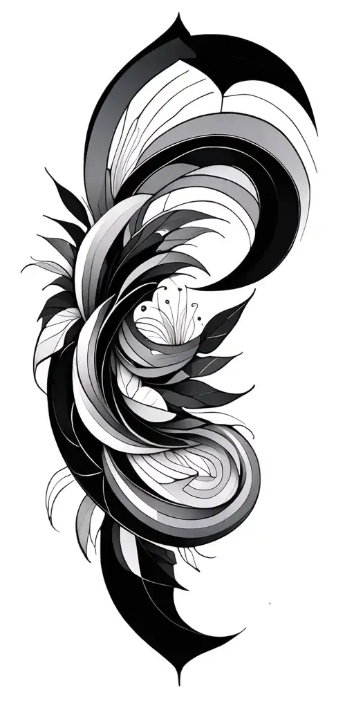 geometric mandala design incorporating elements tattoo design idea