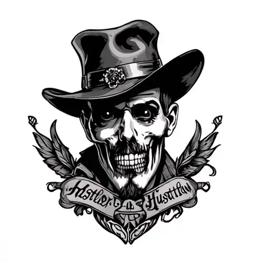 Hustler tattoo design idea