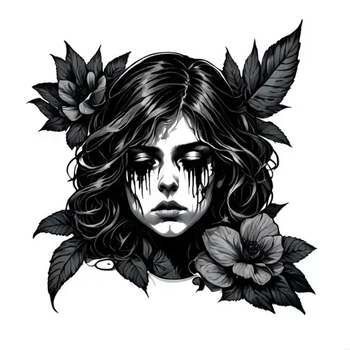 depression tattoo design idea