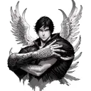 levi Ackerman attack on titan atlas holding tattoo design idea