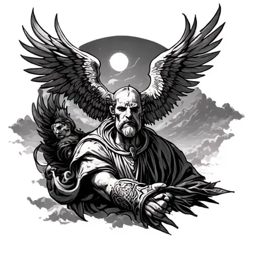 pantheon no monte tattoo design idea