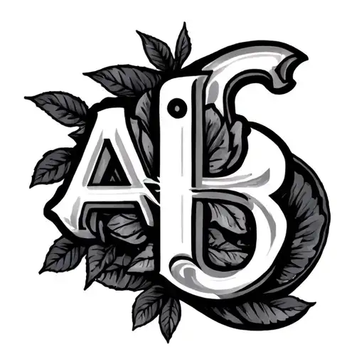 abc tattoo design idea