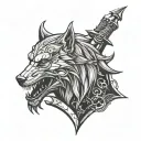 Witcher signs tattoo design idea