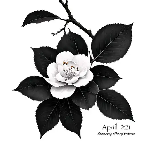 Japanese cherry tree April 27, 2021 child tattoo design idea