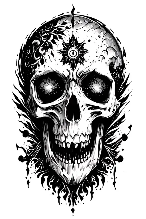 endurance grit incorporating elements tattoo design idea