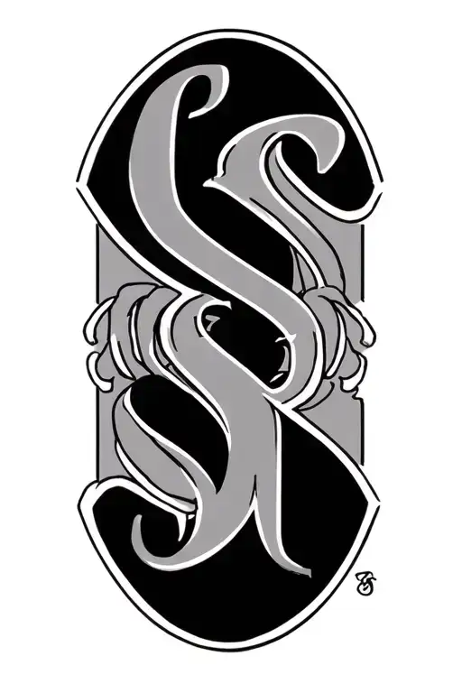 "Phi Sigma Nu" Fraternity symbol merging tattoo design idea