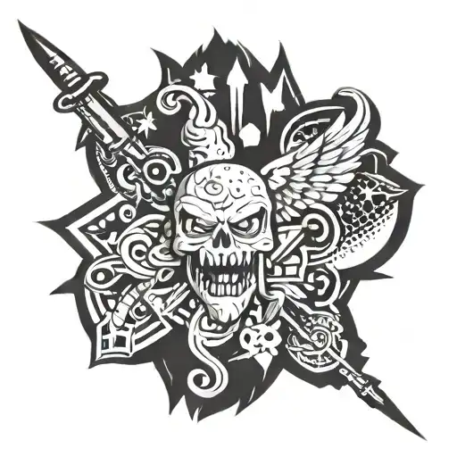 boomer far cry 5 tattoo design idea