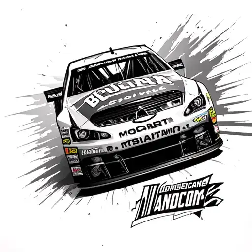 NASCAR tattoo design idea