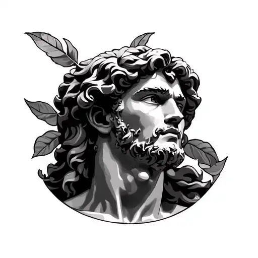 my son's name: Adonis Greek god tattoo design idea