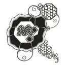 honeycomb and vine intertwined tattoo design idea