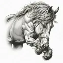Draft Horse tattoo design idea
