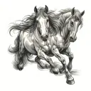 Draft Horse tattoo design idea