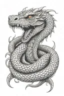 jormungandr tattoo design idea