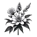 Fireweed tattoo design idea