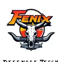 "Fenix Defense Tech" "Fenix Defense Tech" Logo for a defense company based in Arizona using the state line and a cow skull. tattoo design idea