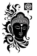 Buddhists tattoo design idea