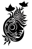 Buddhists tattoo design idea