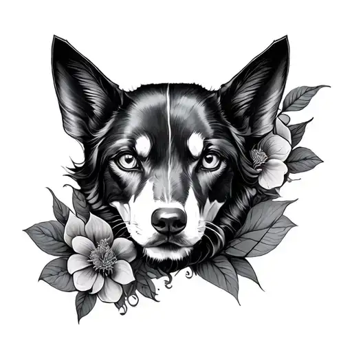 Eudaimonia tattoo design idea