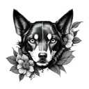 Eudaimonia tattoo design idea