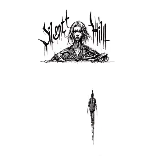 silent hill tattoo design idea