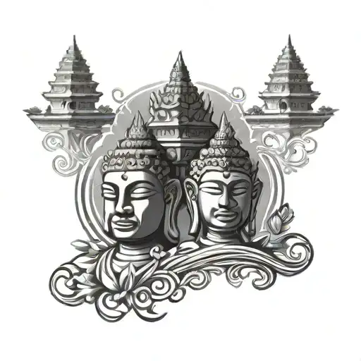Cambodia tattoo design idea