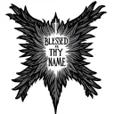 Blessed be thy name tattoo design idea