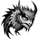 owl dragon ox tattoo tattoo design idea
