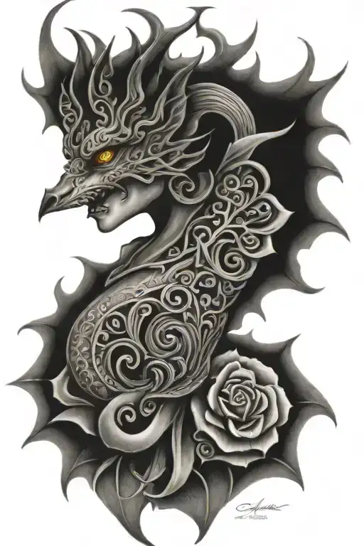 9 May 2004 written tattoo design idea