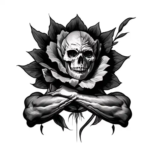 On Triceps tattoo design idea