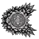 Sri Yantra tattoo design idea