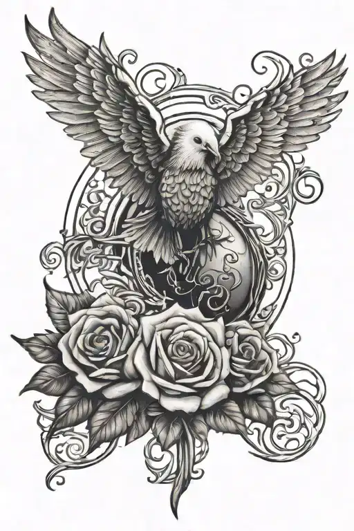 psalm 27:1 tattoo design idea